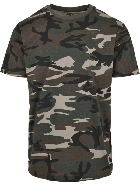 Obrázek produktu Brandit Tričko světle hnědá / zelená / khaki / černá