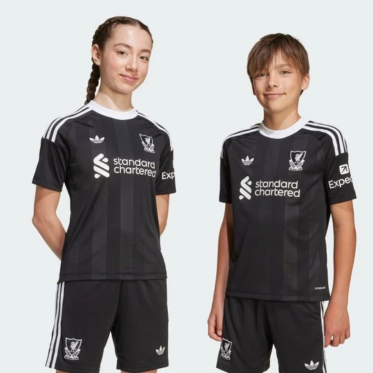 Obrázek produktu Brankářský třetí dres Liverpool FC 25 / 26 pro děti Adidas černá