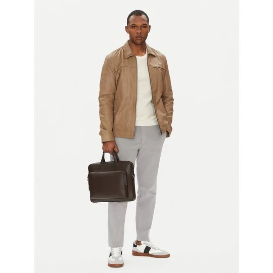 Obrázek produktu Brašna na notebook Calvin Klein Micro Pebble Slim Briefcase 36 LV04D3012G Hnědá