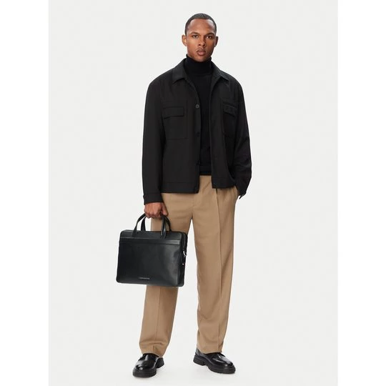 Obrázek produktu Brašna na notebook Tommy Hilfiger Th Business Leather Computer Bag AM0AM14731 Černá