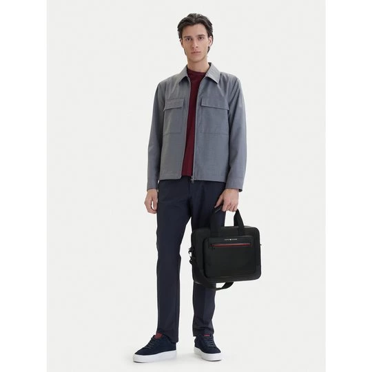 Obrázek produktu Brašna na notebook Tommy Hilfiger Th Foundation Computer Bag AM0AM14158 Černá