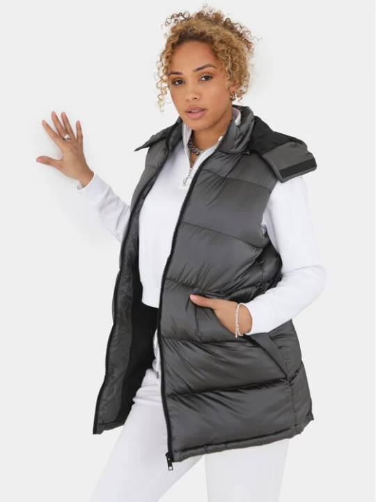 Obrázek produktu Brave Soul Vesta LJK-NEEMAGILET Šedá Straight Fit