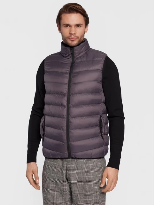 Obrázek produktu Brave Soul Vesta MJK-CHADDERTON Šedá Regular Fit