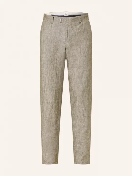 Obrázek produktu Brax Chino Fabio Modern Fit Z Lnu olivová