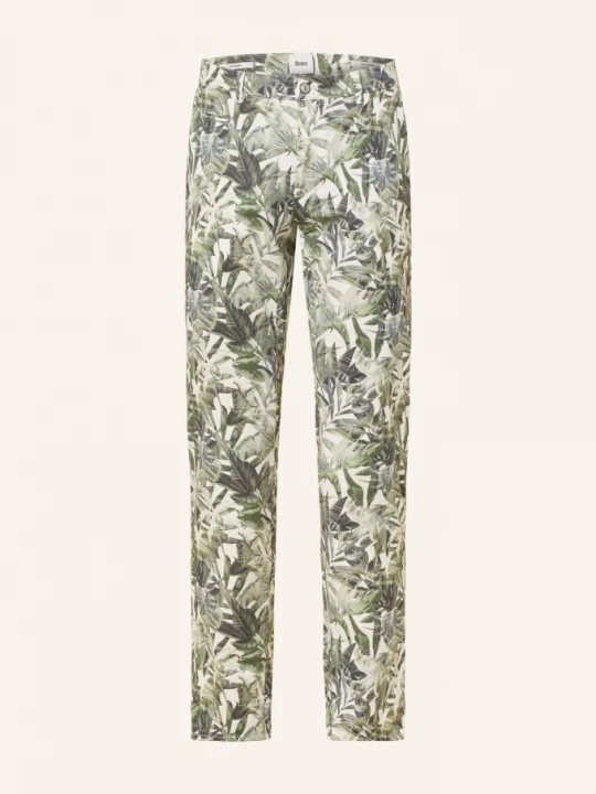 Obrázek produktu Brax Chino Fabio Modern Fit zelená / režná / tmavě zelená