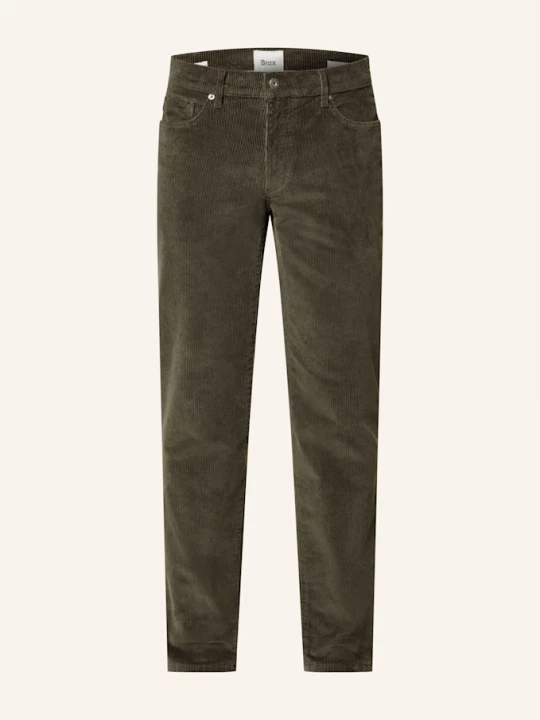 Obrázek produktu Brax Manšestrové Kalhoty Cadiz Straight Fit khaki