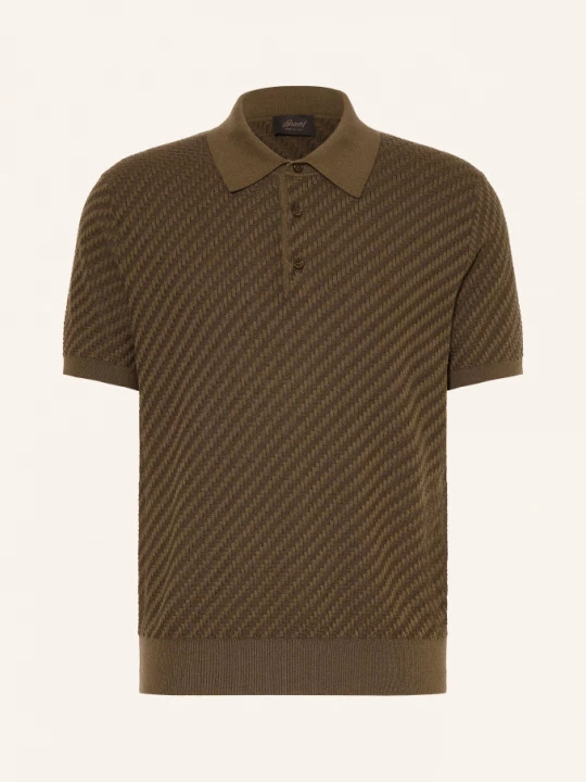 Obrázek produktu Brioni Pletená Polokošile khaki