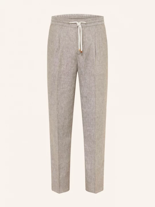Obrázek produktu Brunello Cucinelli Chino Regular Fit S Lnem hnědá