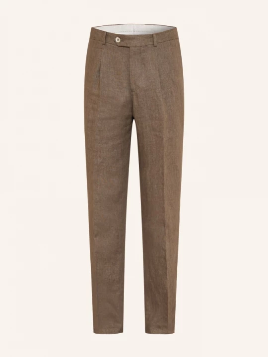 Obrázek produktu Brunello Cucinelli Kombinované Kalhoty Extra Slim Fit Z Lnu c089 nocciola
