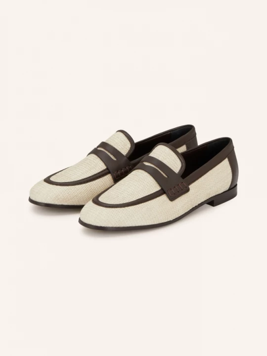 Obrázek produktu Brunello Cucinelli Penny Loafers světle hnědá / tmavě hnědá