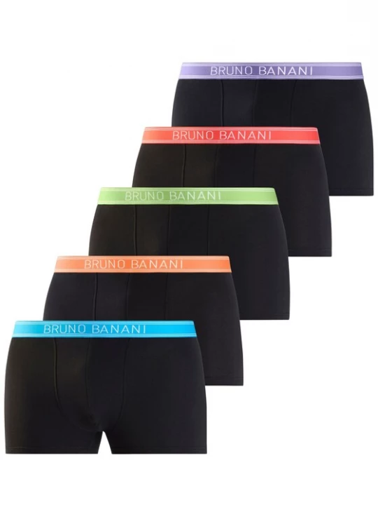 Obrázek produktu Bruno Banani Boxerky modrá / fialová / oranžová / černá