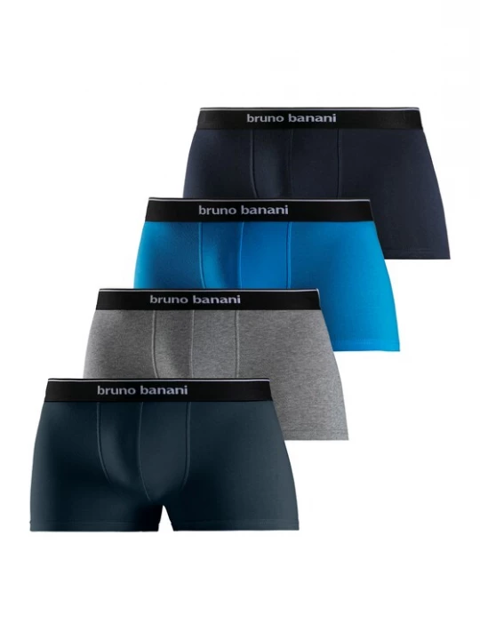 Obrázek produktu Bruno Banani Boxerky  modrá / noční modrá / šedý melír / černá
