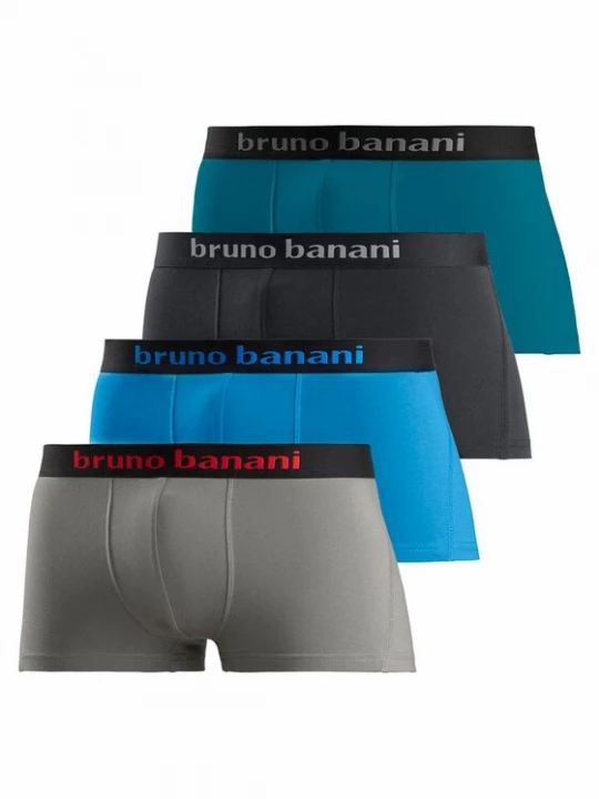 Obrázek produktu Bruno Banani Boxerky  modrá / šedá / zelená / černá