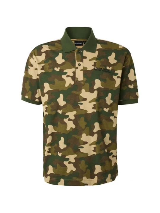 Obrázek produktu Bruno Banani Tričko hnědá / zelená / khaki / olivová