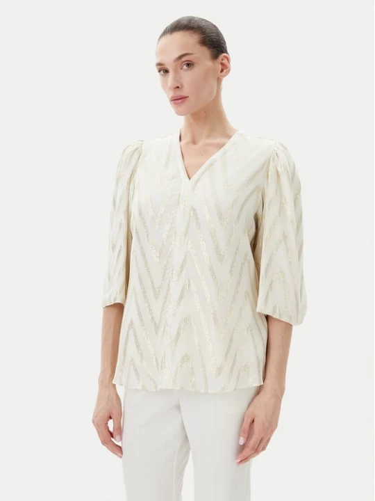 Obrázek produktu Bruuns Bazaar Halenka Collard Majlya BBW4486 Béžová Regular Fit