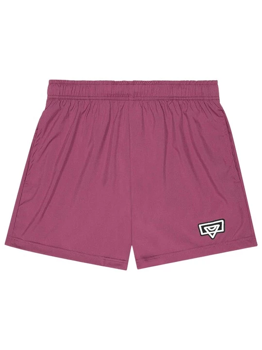 Obrázek produktu Bucketz Kalhoty  červenofialová / černá / bílá