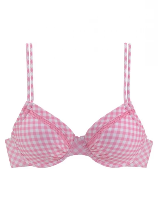 Obrázek produktu BUFFALO Horní díl plavek pink / bílá