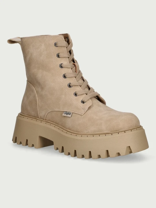 Obrázek produktu Buffalo kotníkové boty dámské Aspen Lace Up Mid Warm béžová