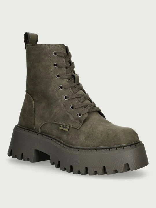 Obrázek produktu Buffalo kotníkové boty dámské Aspen Lace Up Mid Warm zelená