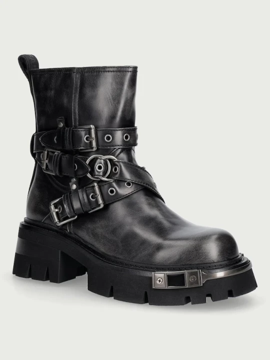 Obrázek produktu Buffalo kotníkové boty dámské Soraya Heavy Biker Mid černá