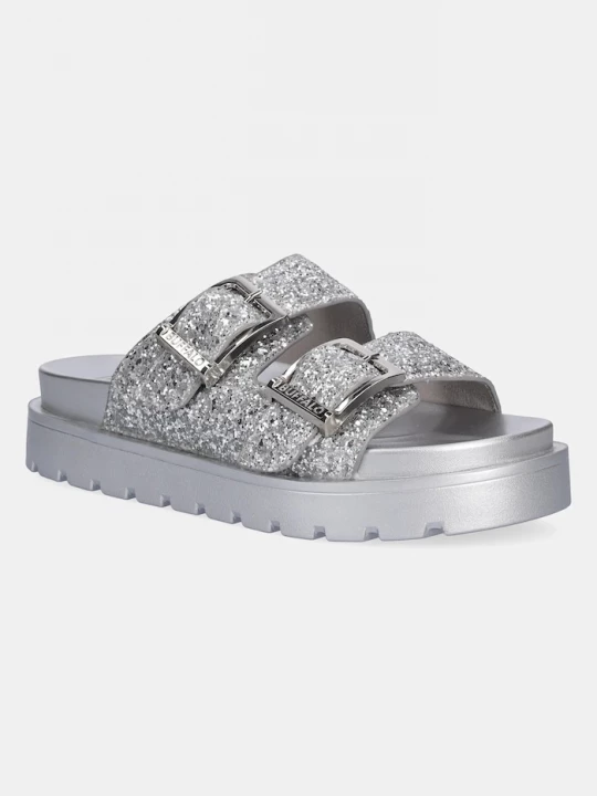 Obrázek produktu Buffalo Pantofle Buffalo Raya Ari Glam stříbrná