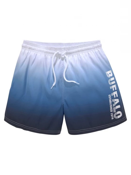 Obrázek produktu BUFFALO Plavecké šortky námořnická modř / světlemodrá / bílá