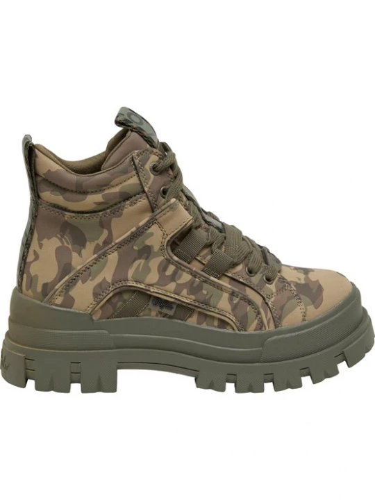 Obrázek produktu BUFFALO Šněrovací kozačky 'Aspha' zelená / khaki / olivová