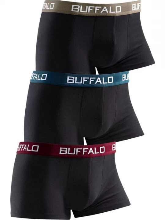 Obrázek produktu BUFFALO Spodní prádlo  tmavě béžová / petrolejová / tmavě červená / černá