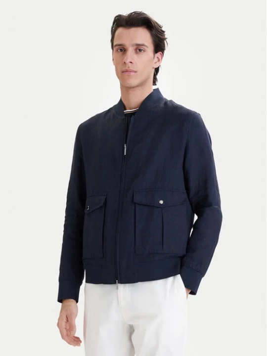 Obrázek produktu Bugatti Bunda bomber 171300-11045 Tmavomodrá Regular Fit