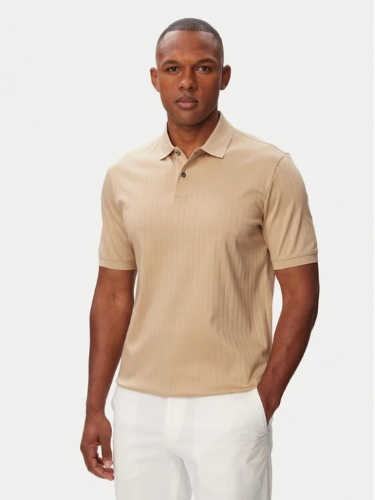 Obrázek produktu Bugatti Polokošile 8150-15105E Světle hnědá Regular Fit