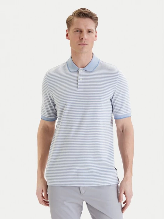 Obrázek produktu Bugatti Polokošile 8150-75092C Světle modrá Regular Fit