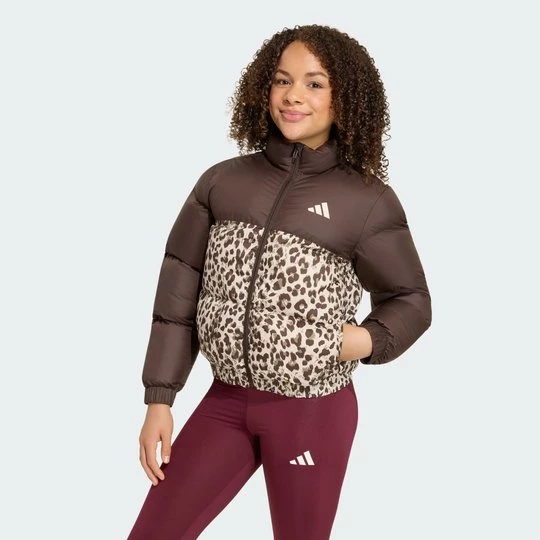 Obrázek produktu BUNDA SYNTHETIC DOWN ALLOVER PRINT Adidas hnědá