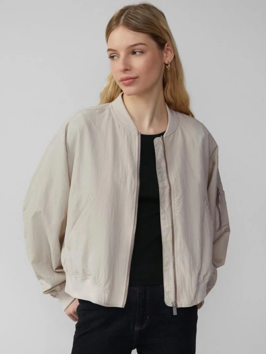 Obrázek produktu Bunda typu bomber se stojáčkem a žebrovanými lemy QS