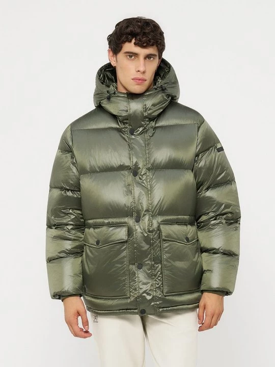 Obrázek produktu Bunda z prachového peří EA7 Emporio Armani tmavě zelená