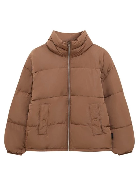 Obrázek produktu Bunda z prachového peří PULL&BEAR hnědá