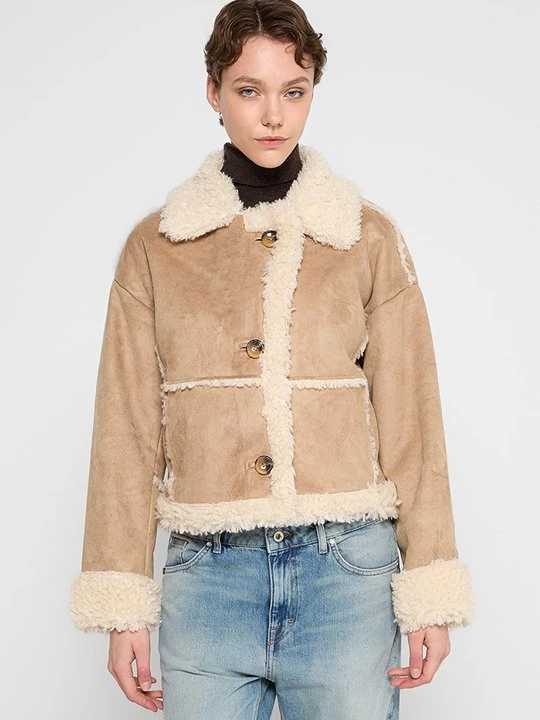 Obrázek produktu Bunda z umělé kůže BDG Urban Outfitters béžová
