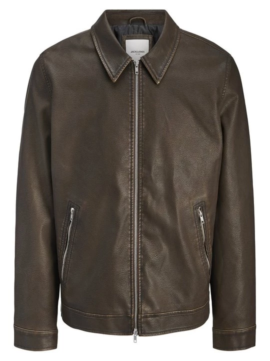 Obrázek produktu Bunda z umělé kůže Jack&Jones hnědá