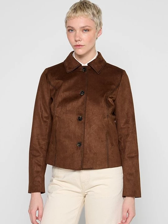 Obrázek produktu Bunda z umělé kůže Michael Kors hnědá