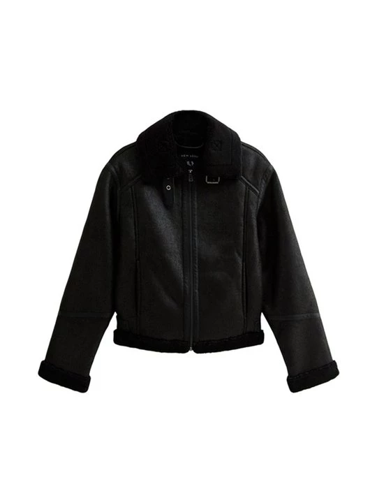 Obrázek produktu Bunda z umělé kůže New Look černá