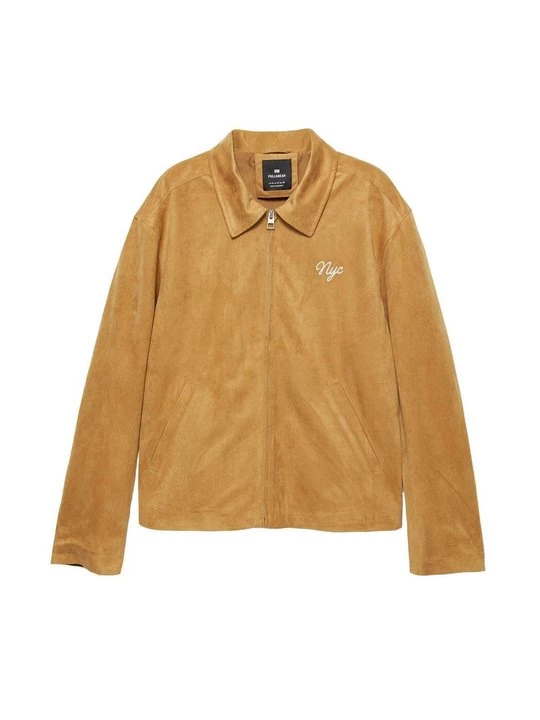 Obrázek produktu Bunda z umělé kůže PULL&BEAR hořčicově žlutá