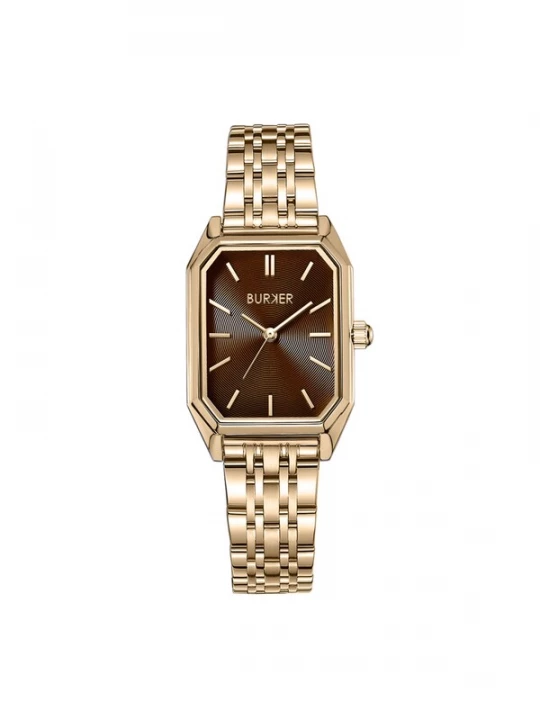 Obrázek produktu BURKER Watches Analogové hodinky 'Isabell Gold Brown' zlatá
