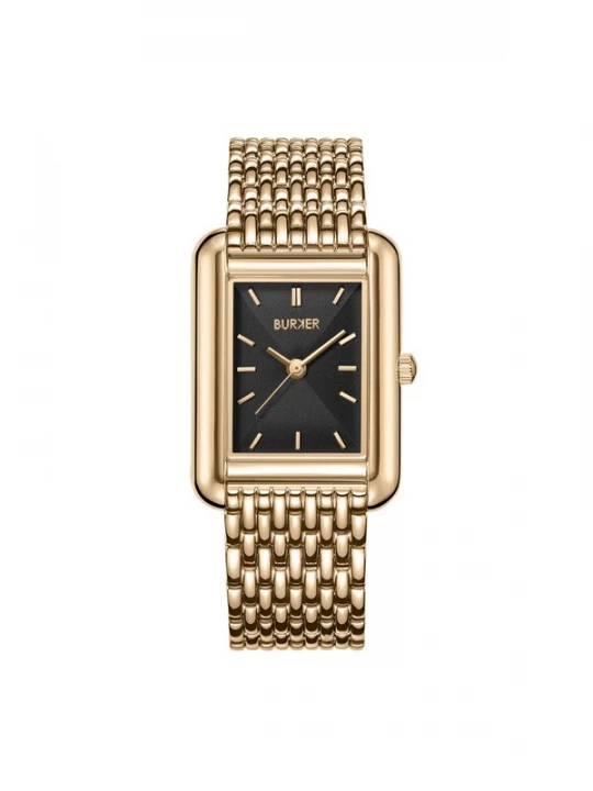Obrázek produktu BURKER Watches Analogové hodinky 'Olivia Gold Black' zlatá