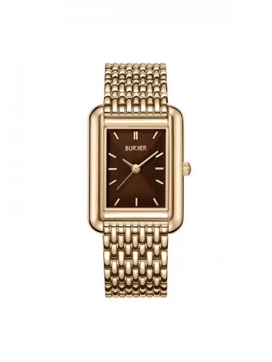 Obrázek produktu BURKER Watches Analogové hodinky 'Olivia Gold Brown' zlatá