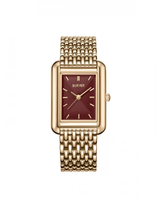 Obrázek produktu BURKER Watches Analogové hodinky 'Olivia Gold Burgundy' zlatá