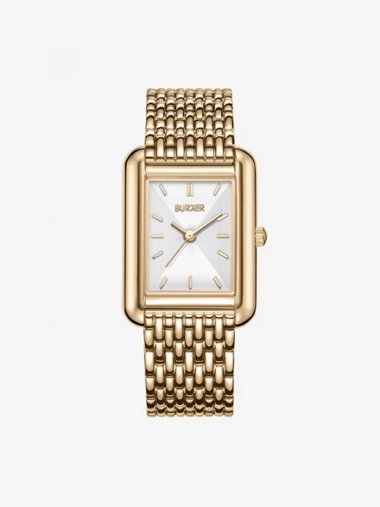 Obrázek produktu BURKER Watches Analogové hodinky 'Olivia Gold White' zlatá