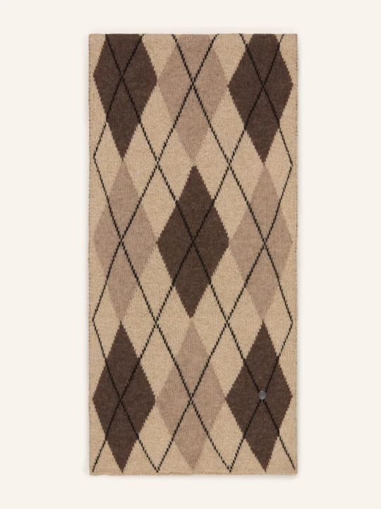 Obrázek produktu Burlington Šála S Třpytivou Přízí béžová / hnědá / černošedá