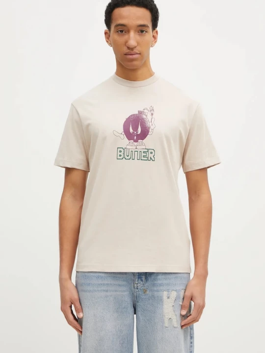 Obrázek produktu Butter Goods Bavlněné tričko Butter Goods Bomb Tee béžová
