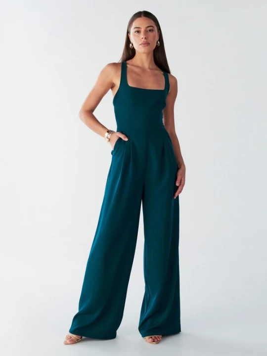 Obrázek produktu BWLDR Overal 'CHERIE JUMPSUIT' tyrkysová