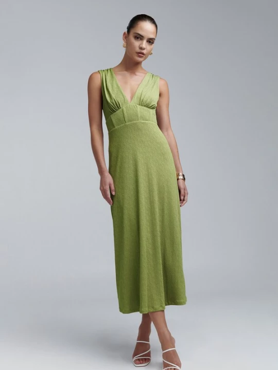 Obrázek produktu BWLDR Šaty 'CAMILE DRESS'  olivová