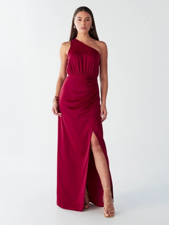 Obrázek produktu BWLDR Šaty 'DUSTY MAXI DRESS' červená
